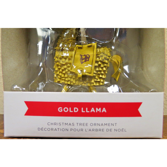 Hallmark Fortnite Golden Loot Llama Christmas Tree Ornament New 2024 NIB - Picture 3 of 4